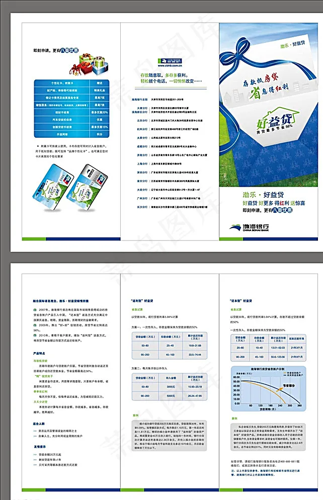 好益贷折页图片ai矢量模版下载