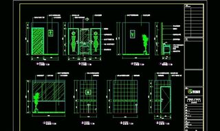 CAD之公司办公场所布置设计