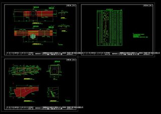 端横梁钢筋图cad图纸