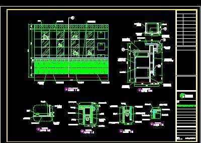 豪华酒家装修施工图纸、cad详图素...