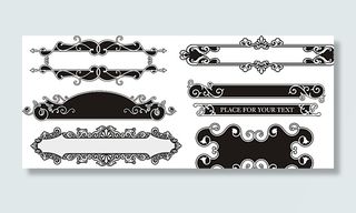 黑白 装饰边框图片