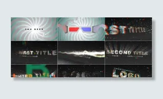 震撼3D效果片头模板