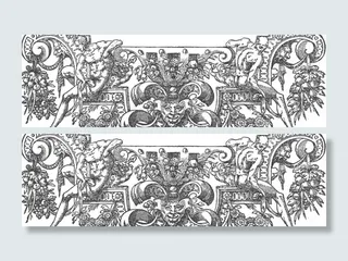 欧式传统图案分层素材图片