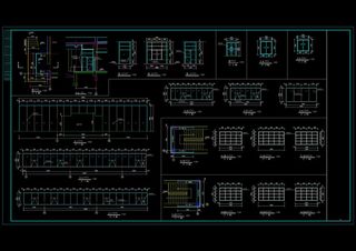 某小区业主cad会所图纸