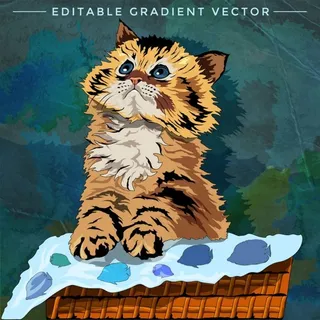 可爱猫咪漫画图片