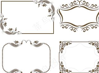 欧式花边 边框图片