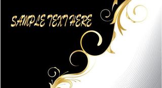 欧式时尚花纹矢量图片