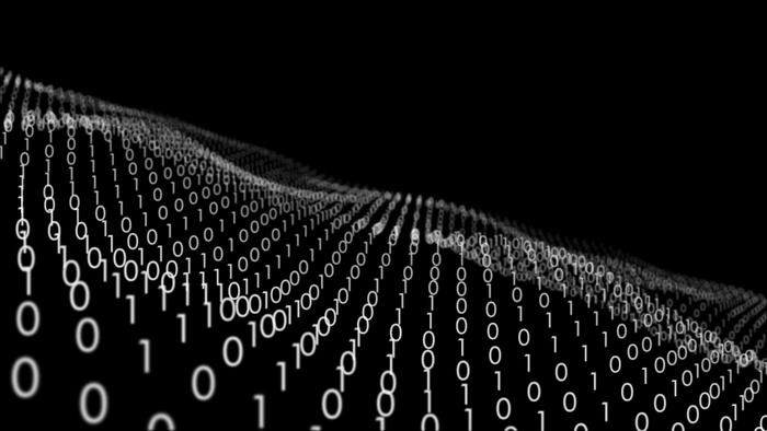 震撼科技感文字雨波浪企业宣传开场A...