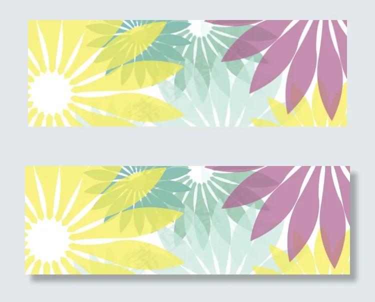 腰线花瓣eps,ai矢量模版下载