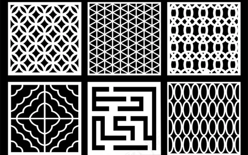 中式镂空雕花图片
