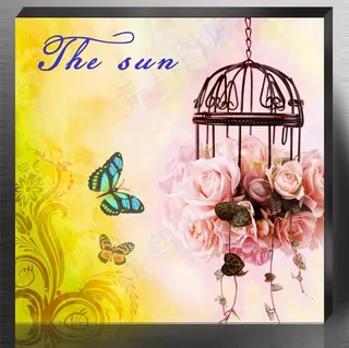 浪漫花朵 装饰画图片