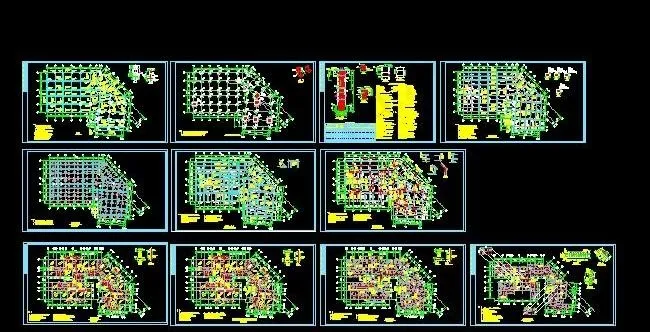 挖孔CAD构造设计图