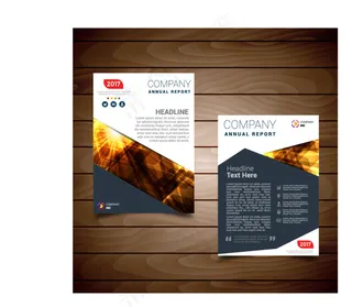 现代年报告宣传册