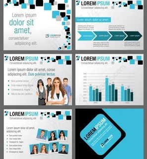 商务团队展板背景图片