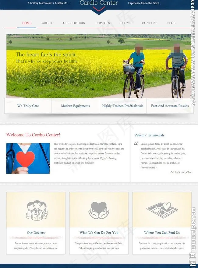 和谐乡村网站模板图片