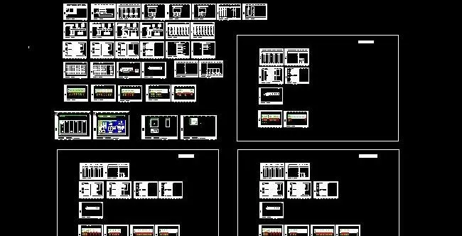 水处理项目全套电气系统技术图