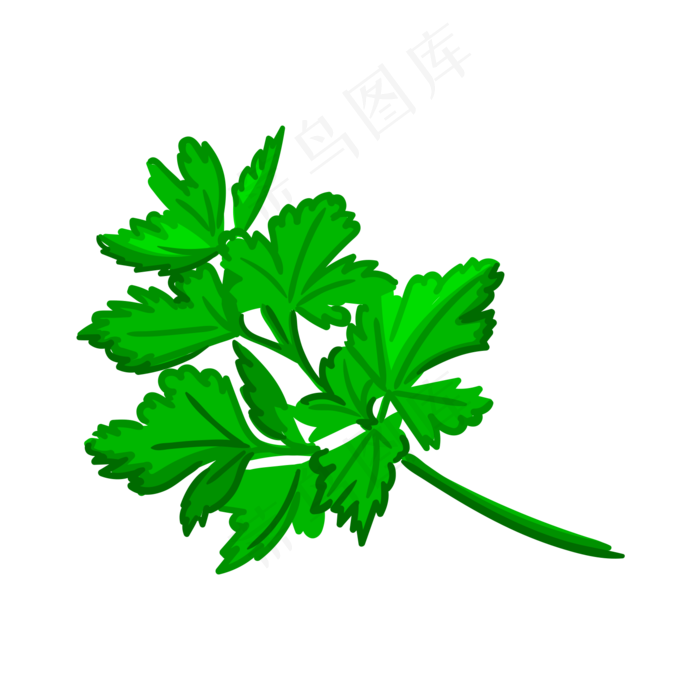 绿色蔬菜有机素材芹菜海报PNG免扣...