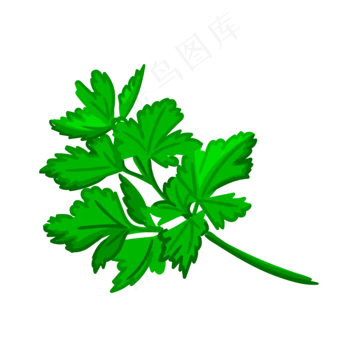 绿色蔬菜有机素材芹菜海报PNG免扣...