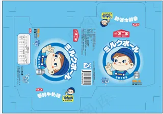 香醇牛奶糖包装免费下载