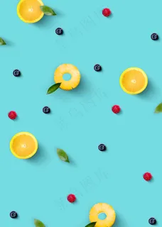 绿色夏天小清新背景 绿色夏天小清新背景