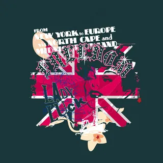 印花矢量图 生活元素 旗帜 米字旗...