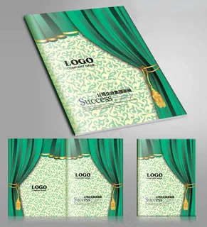 家居布艺纺织窗帘画册封面设计