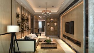 中式套房平面图纸及效果图