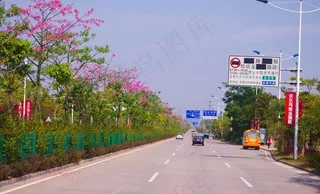 交通建设 城市绿化图片