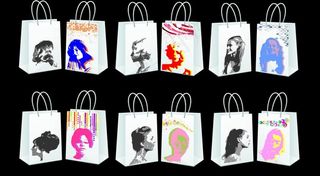 头像手提袋纸袋设计模板 (效果图)...