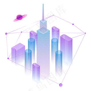 紫色科技城市中国国际进口博览会