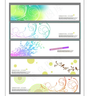 手绘花模板下载