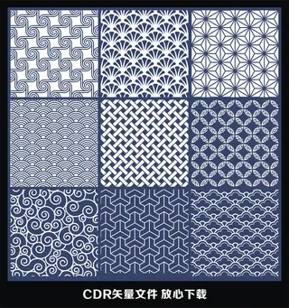 精美花纹图案背景图案