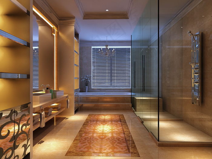 欧式卫生间装饰效果