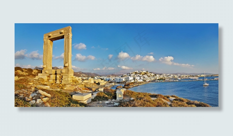 希腊海岸风景