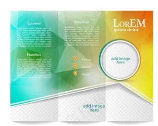 传单模板 三折页模板图片