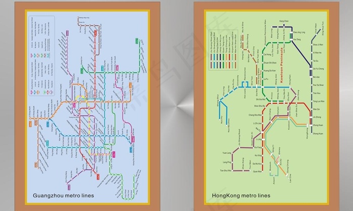 广州香港英文版地铁图图片