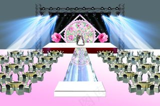 粉色田园主题婚礼