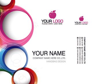 高档手提袋背景设计模板