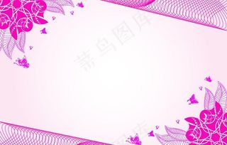 粉色 粉色花纹图片