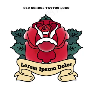 老式复古手绘花朵素材