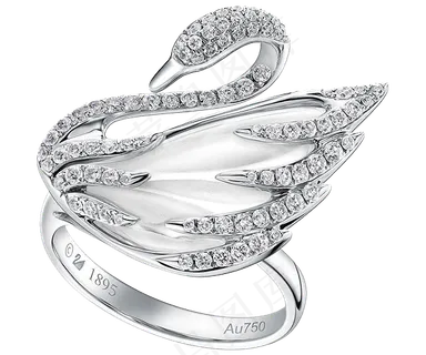 戒指  钻石     彩金 