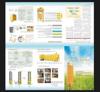 大米机三折页图片