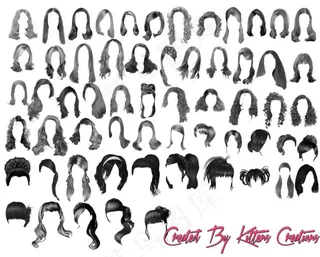 各种发型效果图片