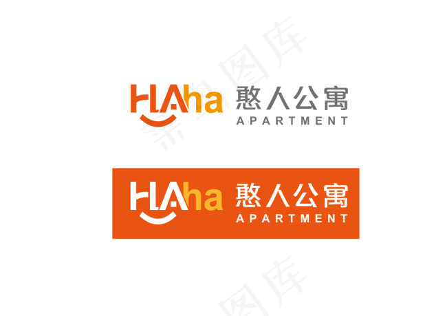 憨人公寓logo设计ai矢量模版下载