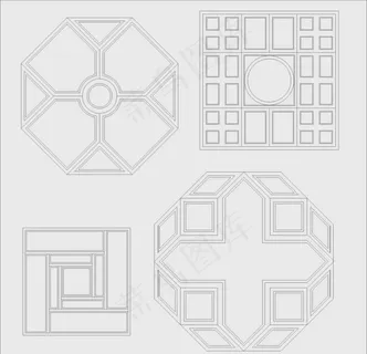 大气雕刻花纹图片
