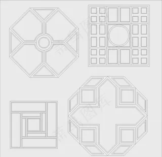 大气雕刻花纹图片