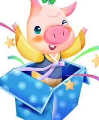 2007最新韩国新春情侣猪矢量图2...