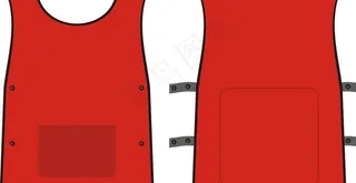 矢量围裙模板图片