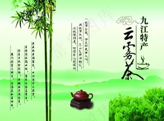 云雾茶茶文化宣传册psd素材