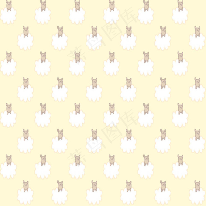 浅黄色白云纹理